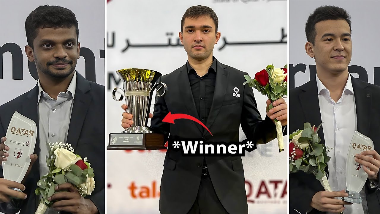The closing ceremony of Qatar Masters 2023