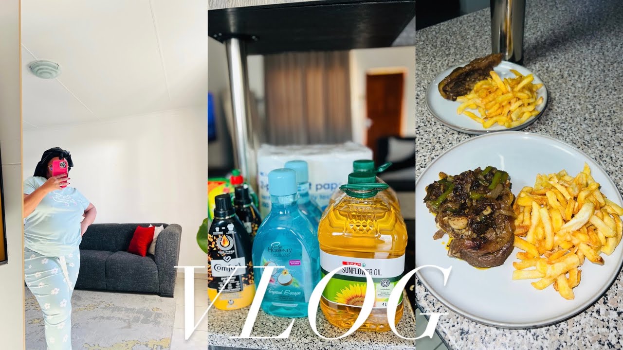 VLOG: Clean With Me While We Chat And Reflect A Bit • Mini Haul • Easy Dinner • Namibian YouTuber 🇳🇦