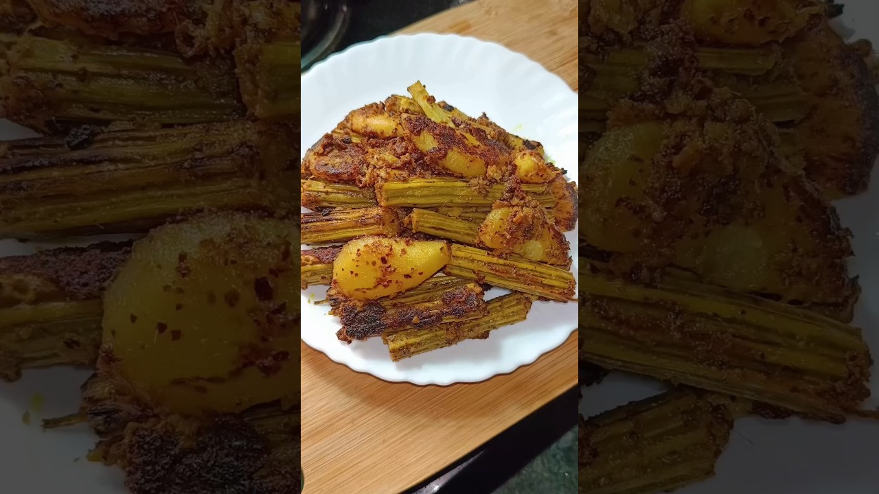 Sajana chuin aloo bhaja|| Besara sajana chuin #youtubeshorts #drumstickmasala