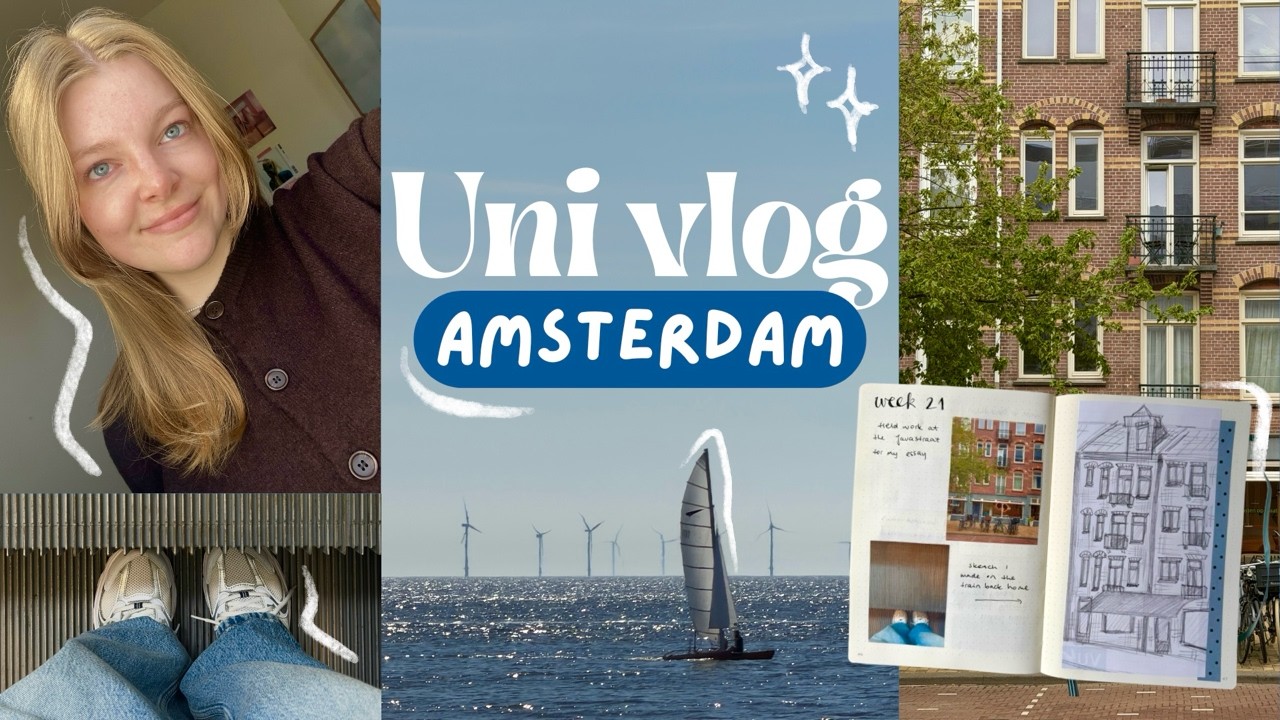 Uni vlog🏫: spring semester at VU Amsterdam, second year student, study with me