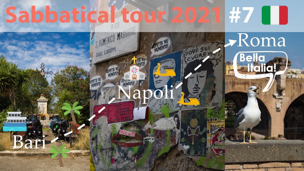 Cycling through the South of Italy - from Bari via Napoli to Roma