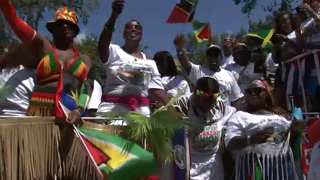 Caribbean Carnival Parade celebrations in Brooklyn