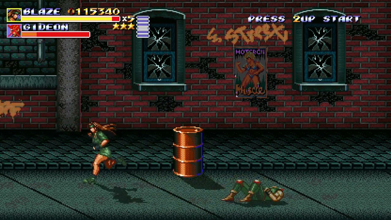 Streets of Rage Remake V5.2 - SOR1 Blaze - SOR1 Route Mania Playthrough