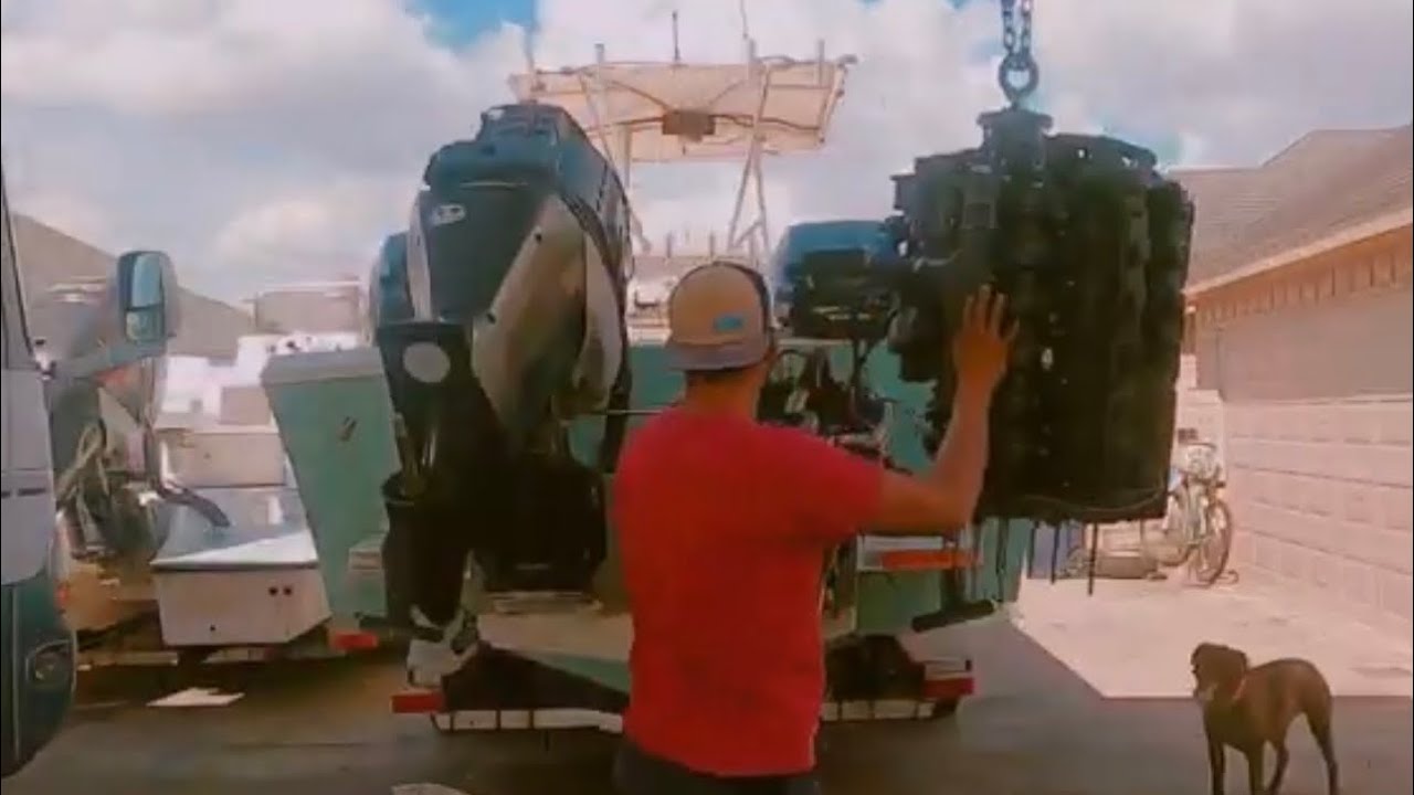 Mercury Verado Powerhead removal / disassembly