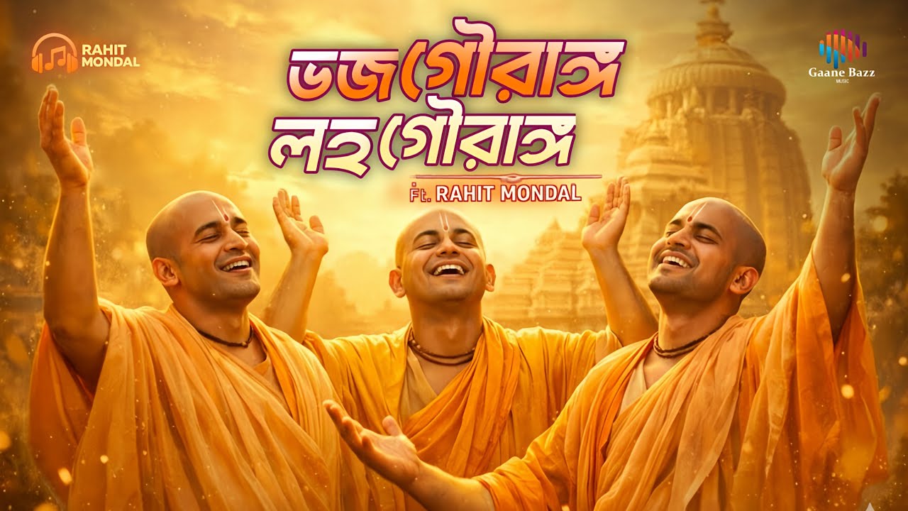 ভজ গৌরাঙ্গ লহ গৌরাঙ্গ (Full Video) | Rahit Mondal | Vajo Gouranga Laha Gouranga | Gaane Bazz