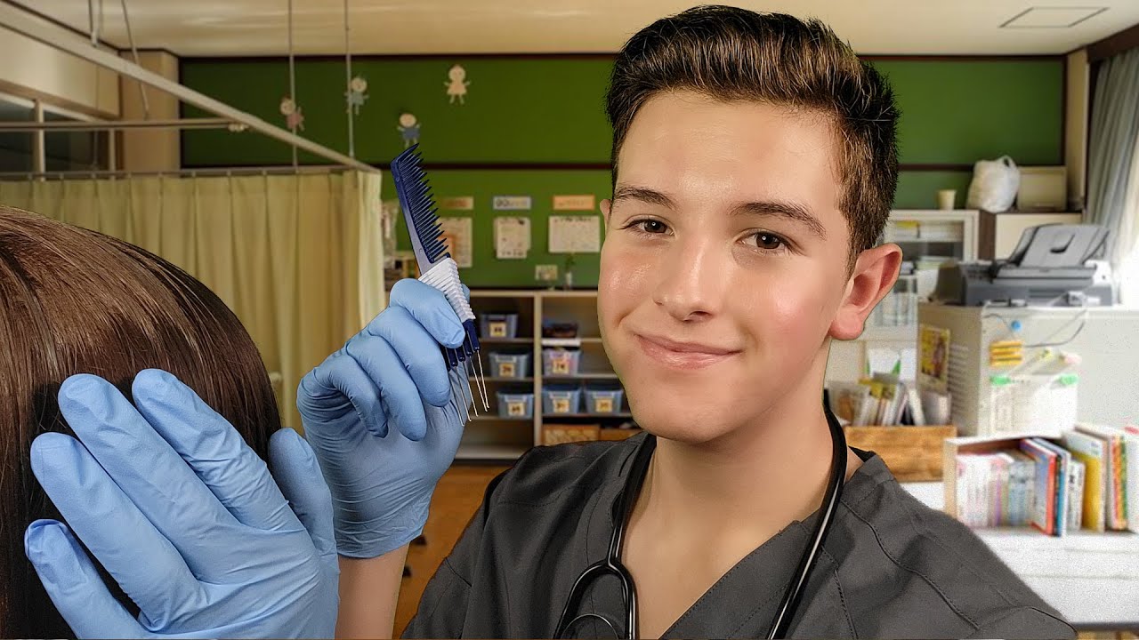 ASMR School Nurse Checks You For Lice (you’re infested)