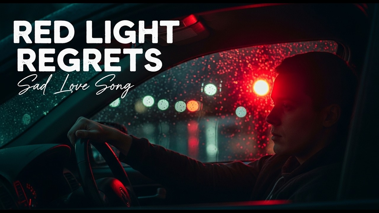 Red Light Regrets 💔 Sad Love Song 2026 | Heartbreak Night Drive Music