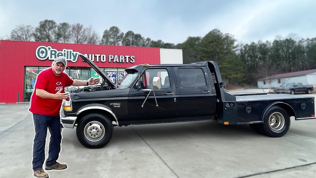 I BOUGHT a 7.3 POWERSTROKE Service truck! Will it make it home 300 miles?
