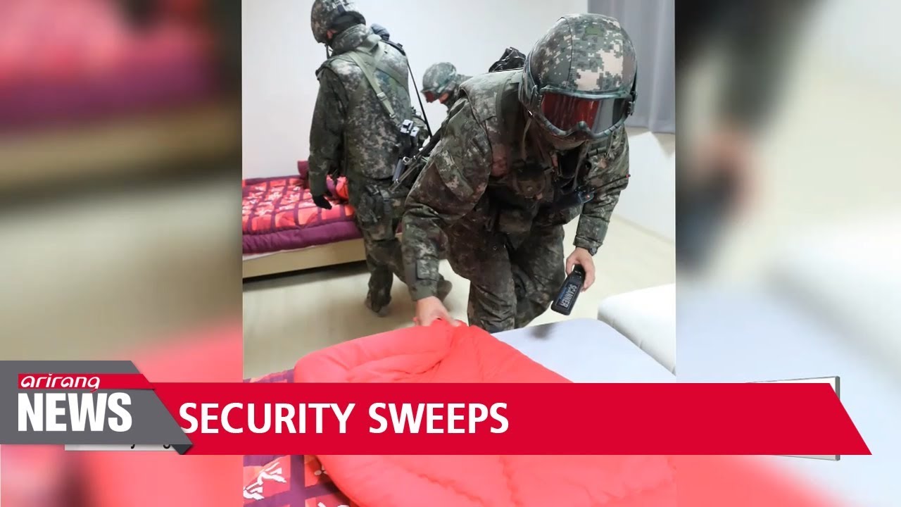 PyeongChang Counter-Terrorism & Safety Center holds security sweep to ensure safety