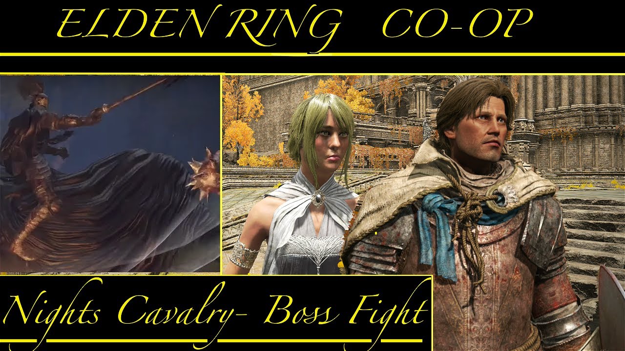 Elden Ring: Night's Cavalry Boss Fight (Castle Morne Rampart) CO-OP
