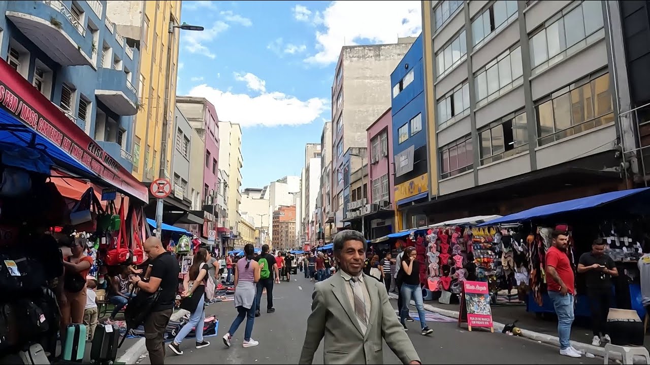 Rua 25 de Março Sao Paulo, Сан-Паулу, Бразилия.