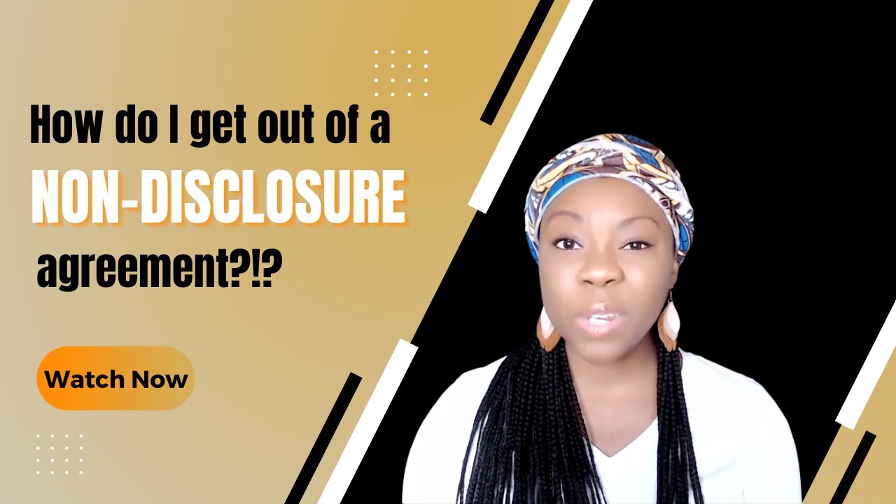 What you need to know about NON-DISCLOSURE agreements