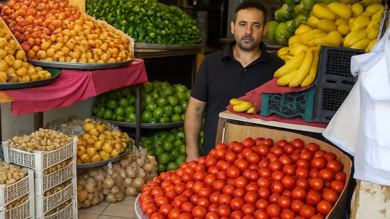 جولتنا اليوم في ارخص سوق فواكه وخضروات في مشهد 