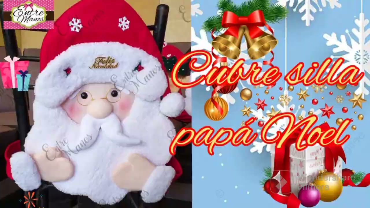Cubre silla Papá Noel 🥰