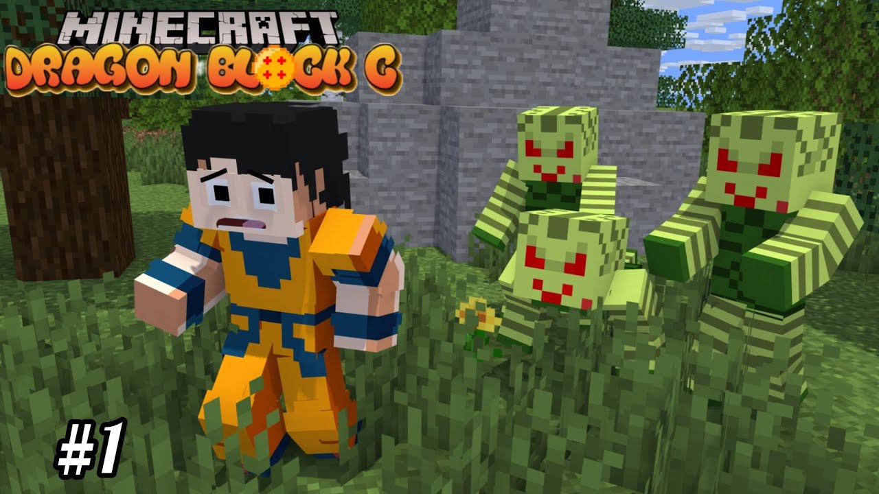 LOS SAIBAIMEN ME DESTROZAN!! #1 - Dragón Ball En Minecraft!! | Dragón Block C