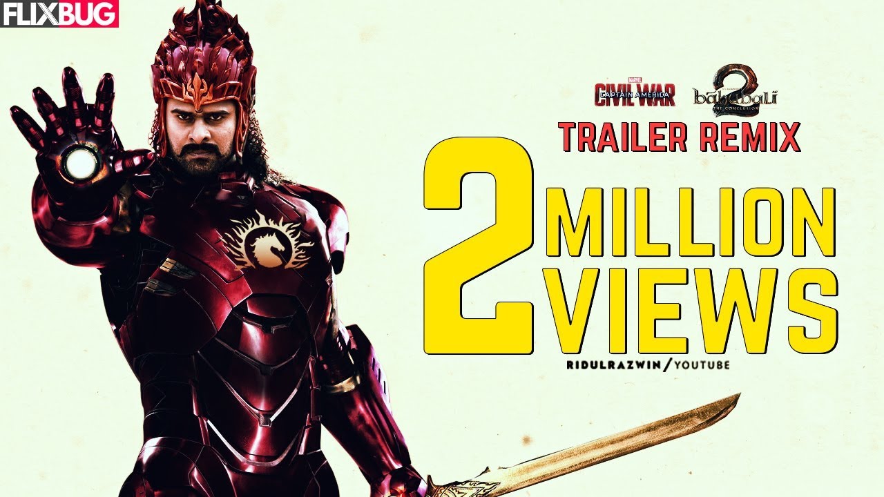 BAAHUBALI 2-THE CONCLUSION | REMIX TRAILER | IRONMAN vs CAPTAIN AMERICA VERSION | HINDI |