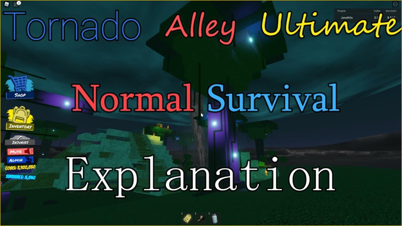 Normal Survival Explanation Tornado Alley Ultimate