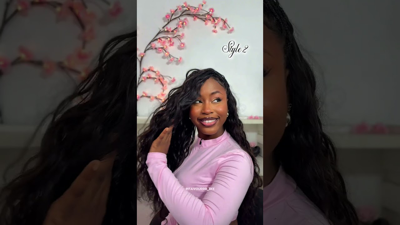 Styling miracle knot hairstyle #miracleknots #crochethair #miracleknotcrochet