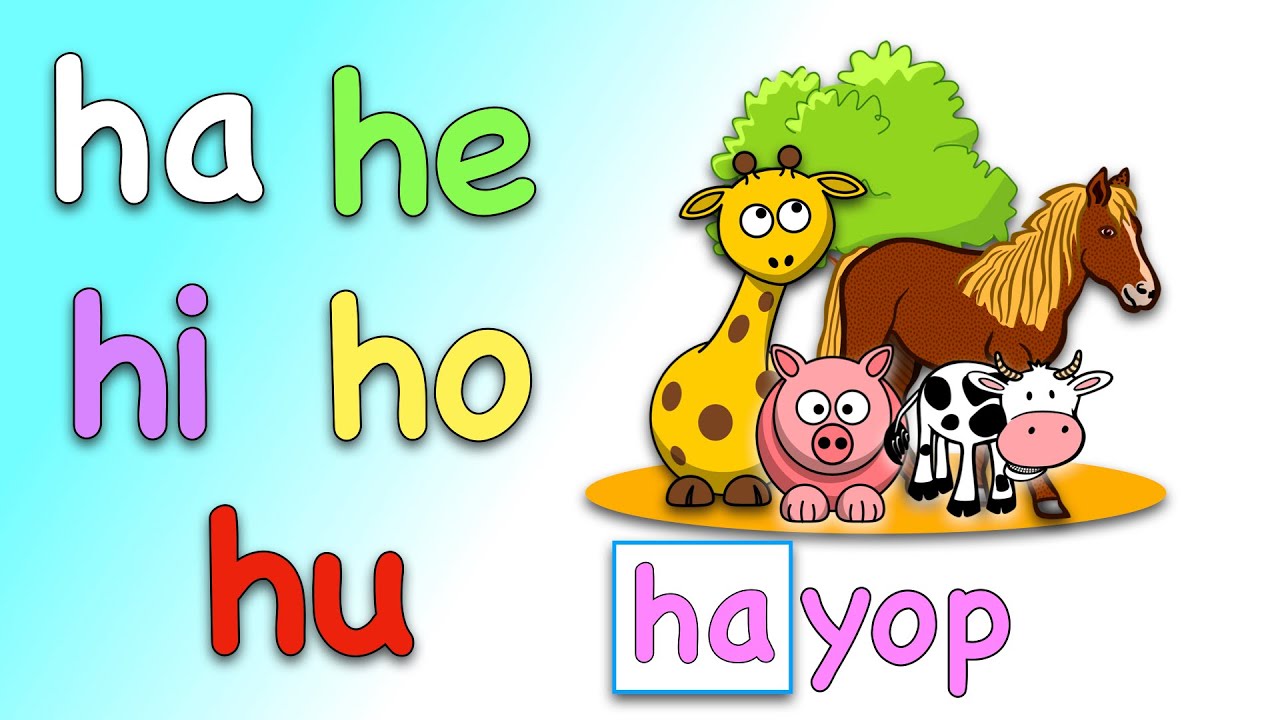 Tagalog Pagbasa na HA HE HI HO HU