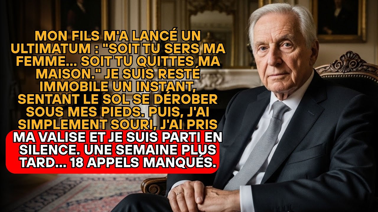 MON FILS A DIT : 'SERS MA FEMME OU VA-T'EN.' IL NE S'ATTENDAIT PAS À CE QUE JE...