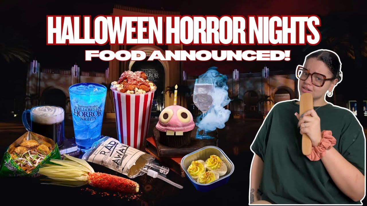 HHN 2025 Food Revealed: Halloween Horror Nights Snacks & more announced! 