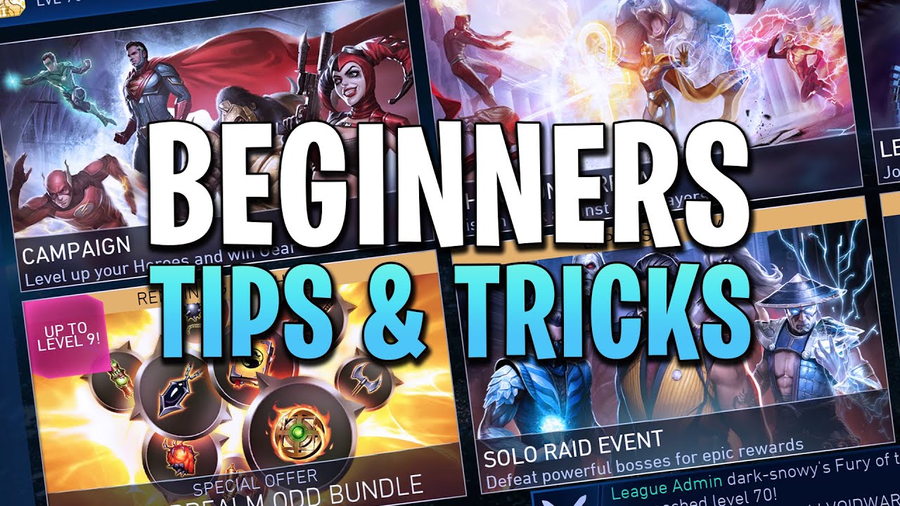 Beginners Tips & Tricks | Beginners Guide | Injustice 2 Mobile