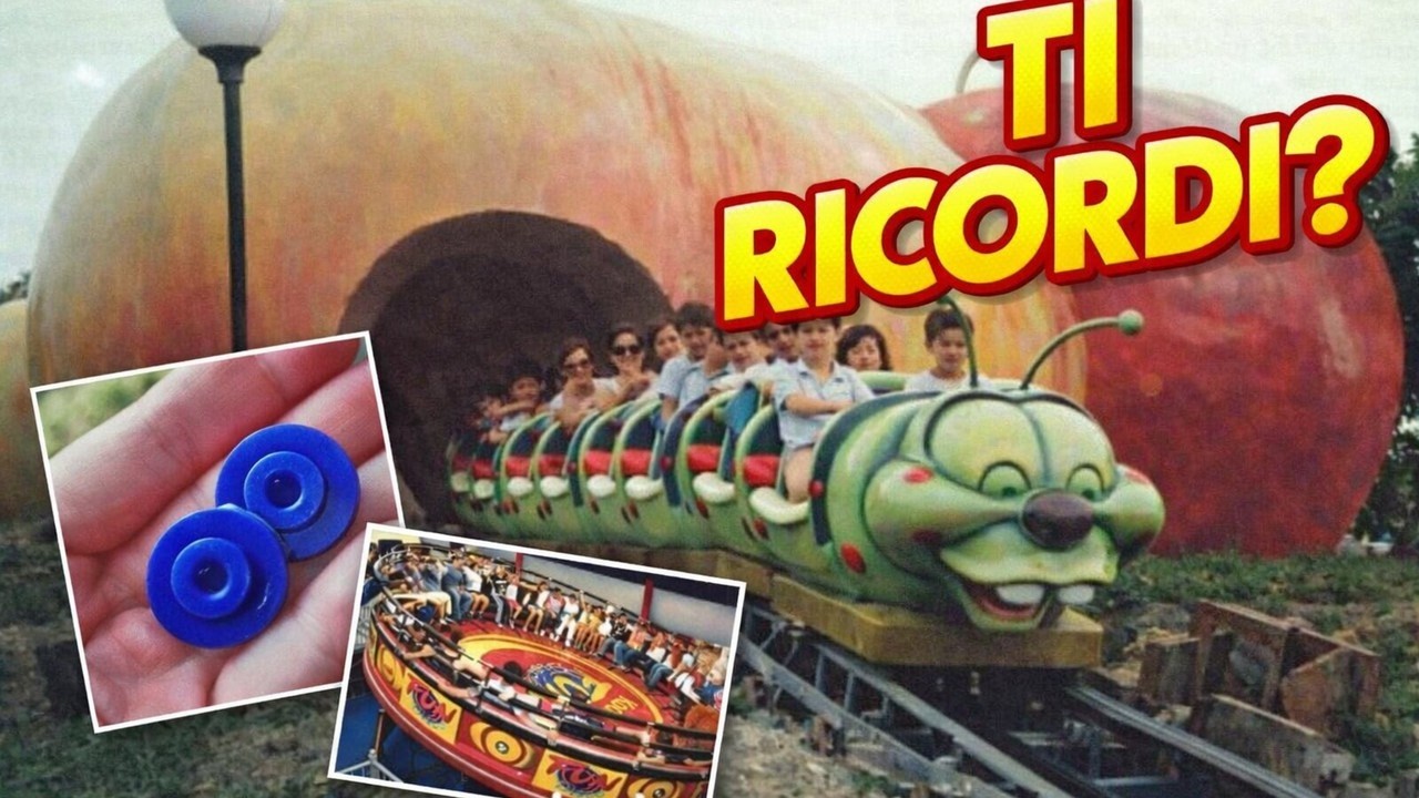 🐛🍎 Brucomela, autoscontri e tagadà... Le giostre ANNI 80! 🐛🍎