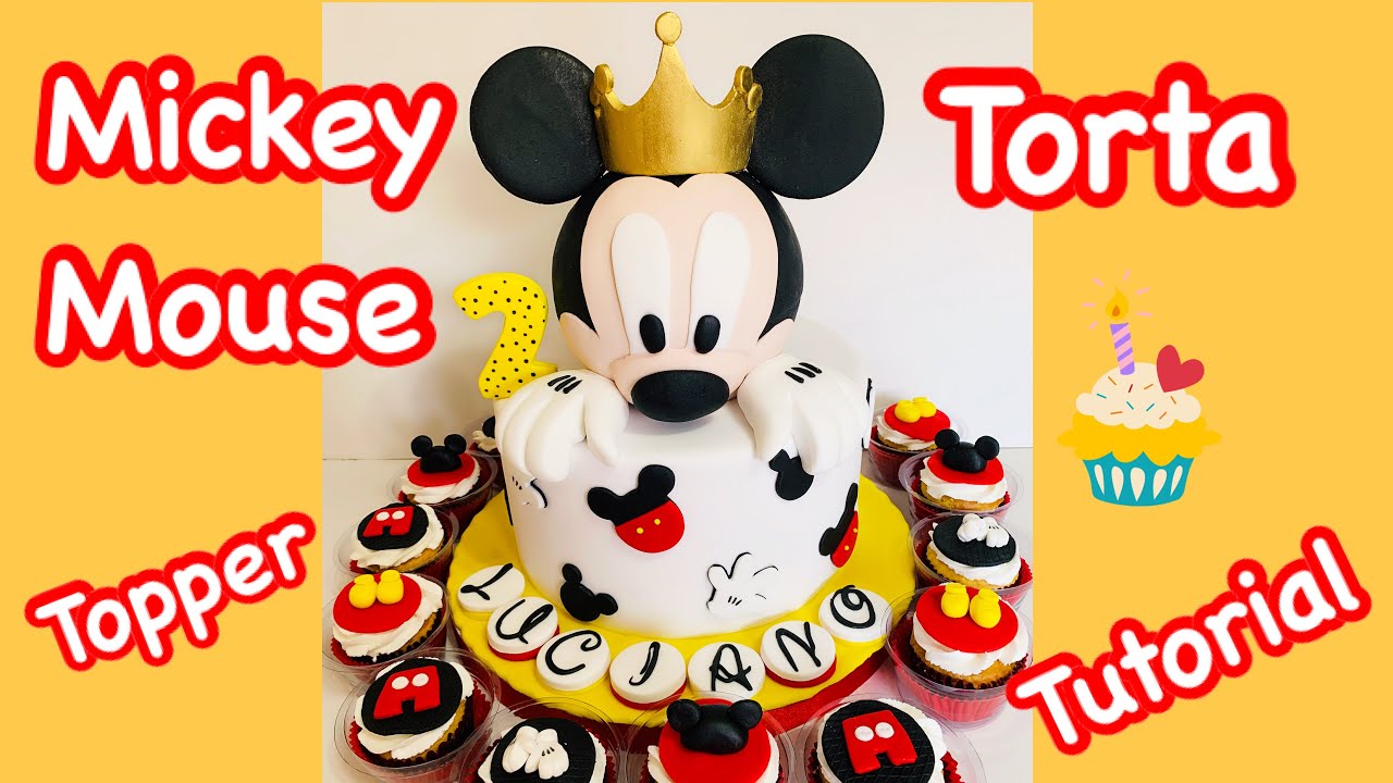 Mickey Mouse Topper de pastel ( Tutorial)