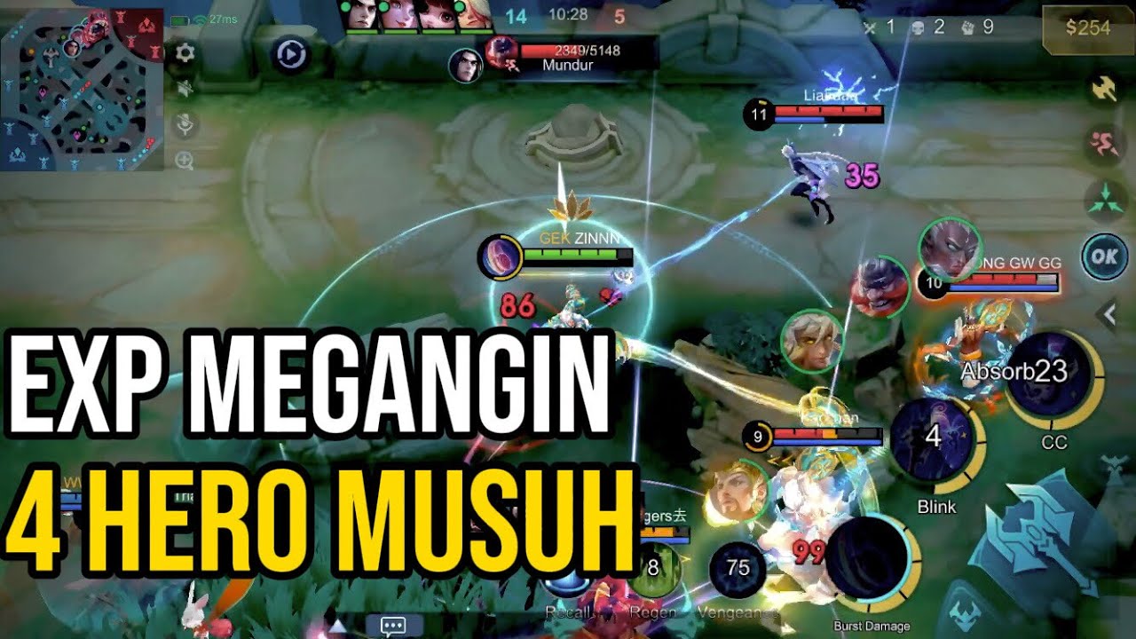 CARA ZONING MUSUH SAMPAI BINGUNG MAJU !! - Mobile Legend