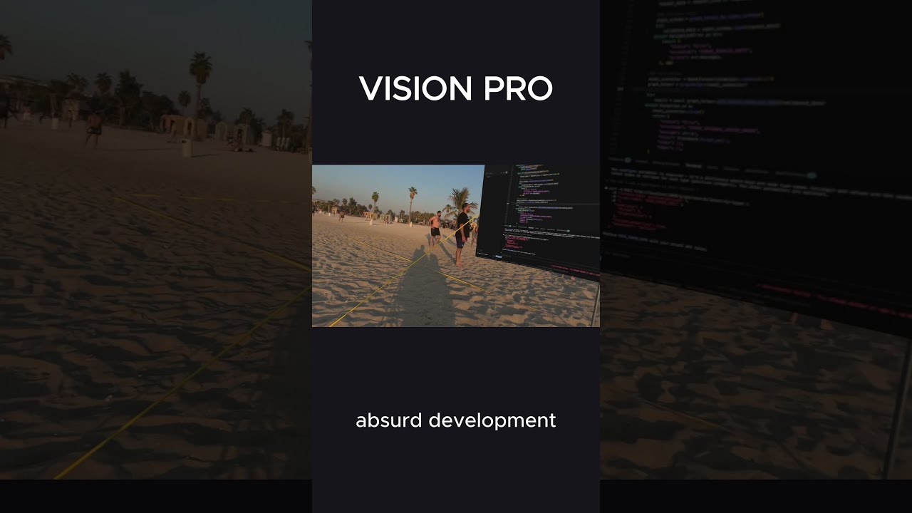 absurd development #visionpro #development #beachvolleyball