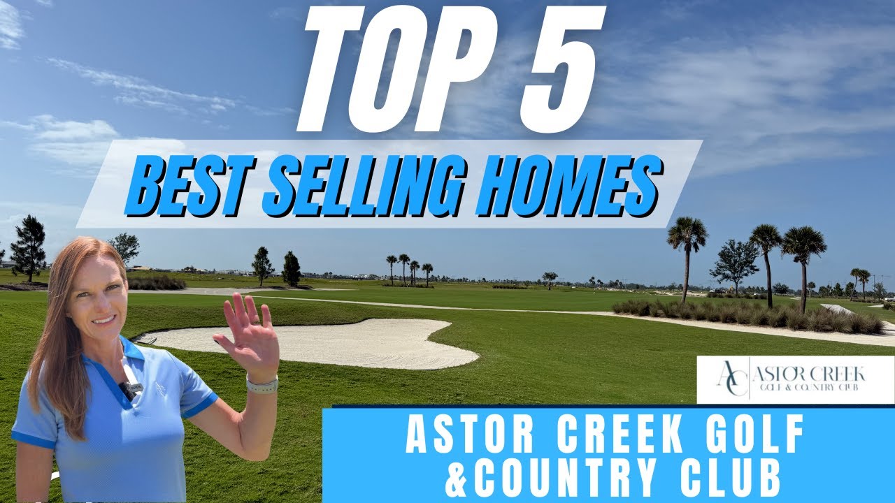 TOP 5 BEST SELLING HOMES | Astor Creek Golf & Country Club | Kolter Homes | Port St. Lucie, FL