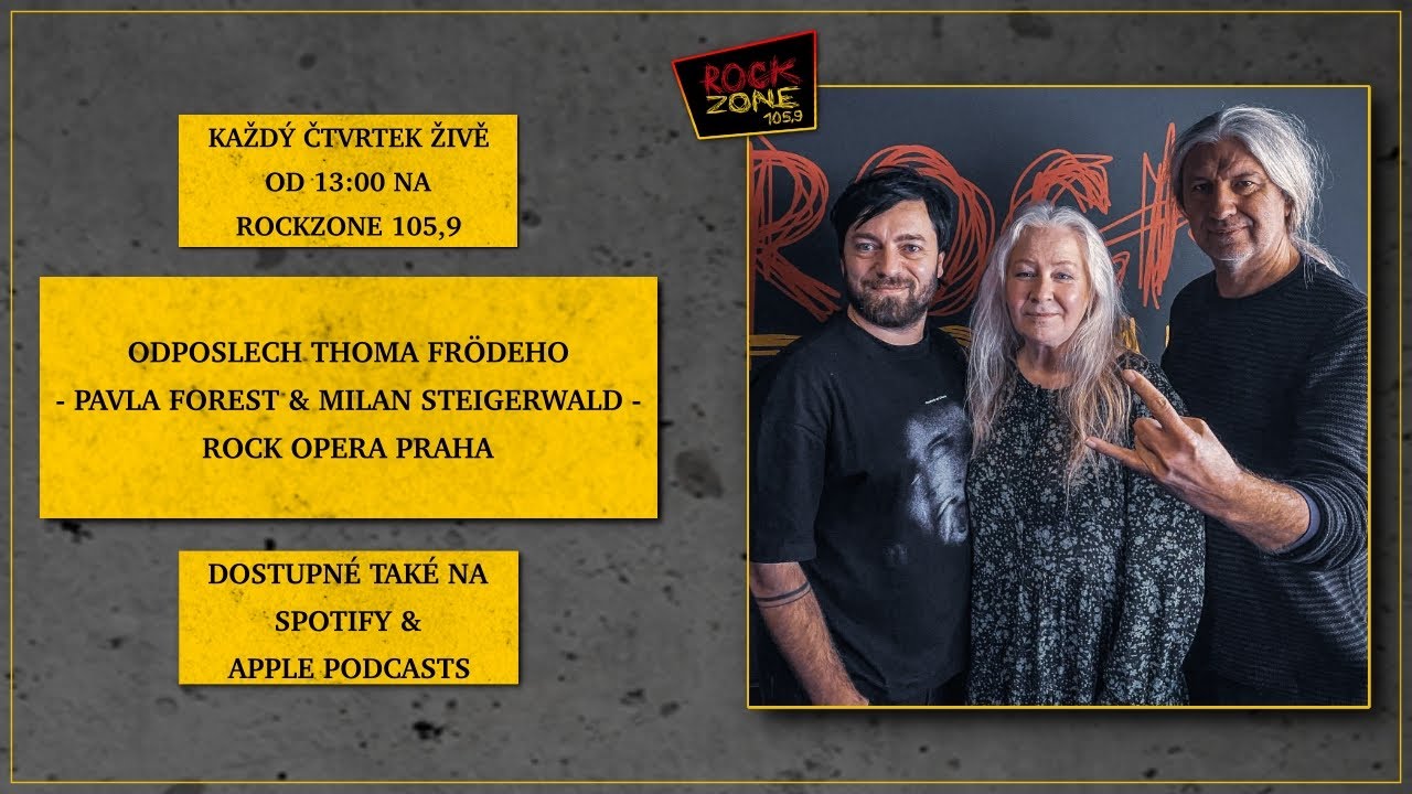 Odposlech Thoma Frödeho - Pavla Forest & Milan Steigerwald (ROCK OPERA PRAHA)