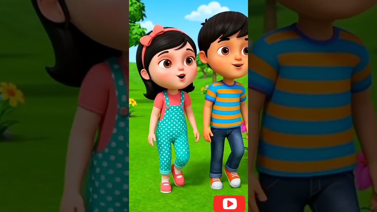 Kalu Madari Aaya l कालू मदारी आया l भालू वाला cartoon l Hindi Nursery Rhymes & Kids Song l #shorts
