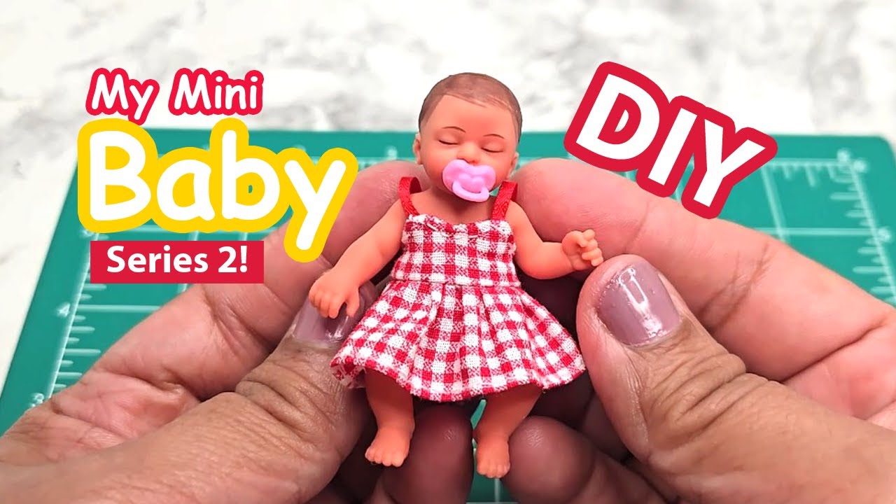 Making a Tiny Dress from Scratch for Zuru My Mini Baby series 2!