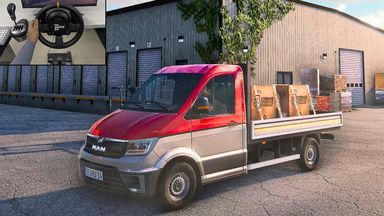 Delivering Goods - Truck & Logistics Simulator | Thrustmaster TX Steering Wheel Gameplay
