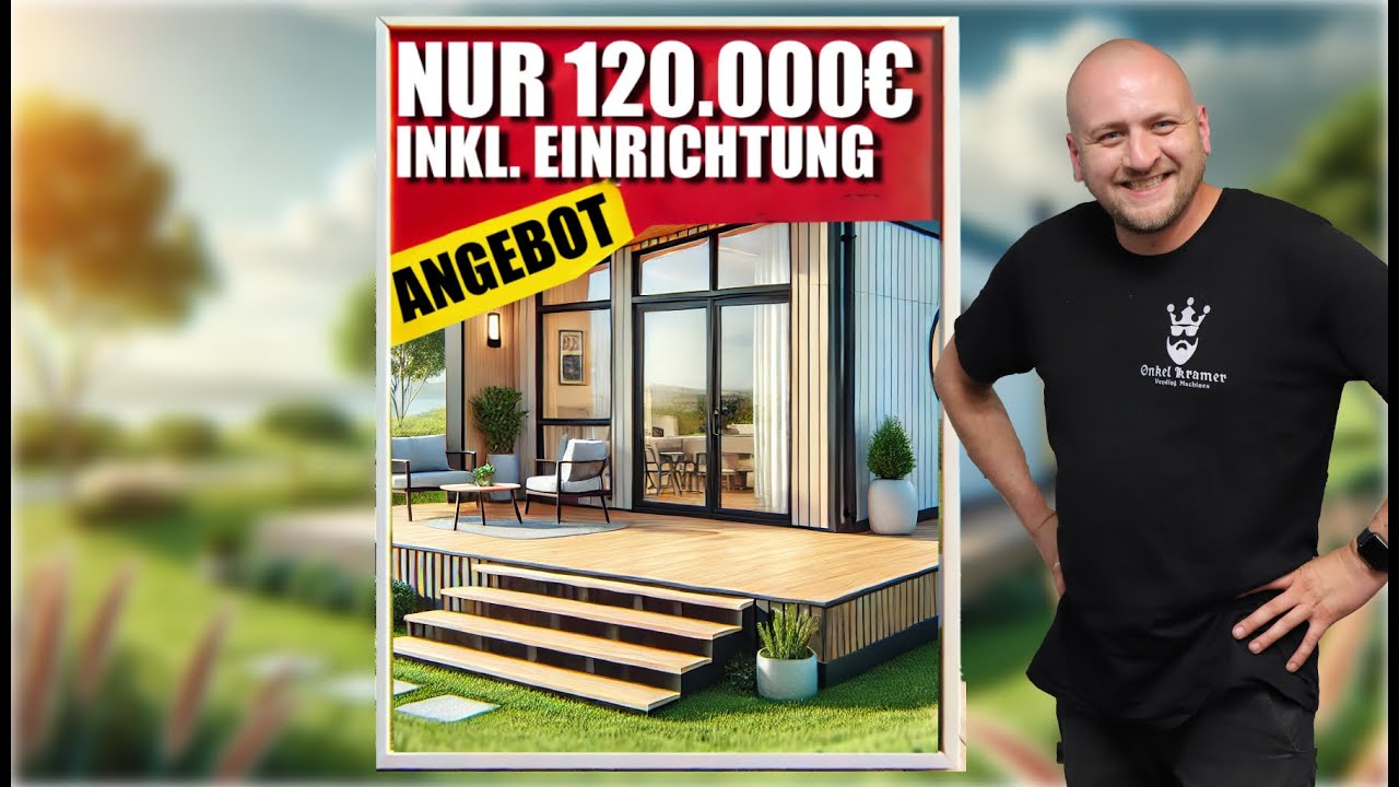 Unglaublich! Dieses #FERTIGHAUS kostet nur 120.000 € – mit Küche & Geräten! 😍🏡