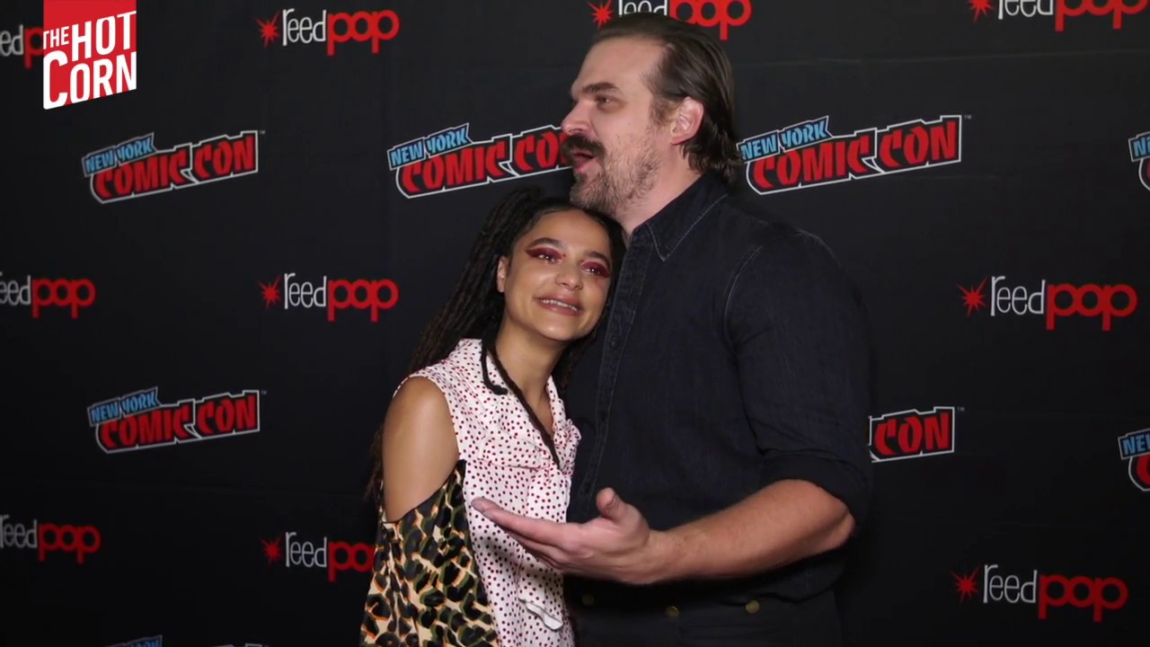 HELLBOY | David Harbour & Sasha Lane @ New York Comic Con | HOT CORN