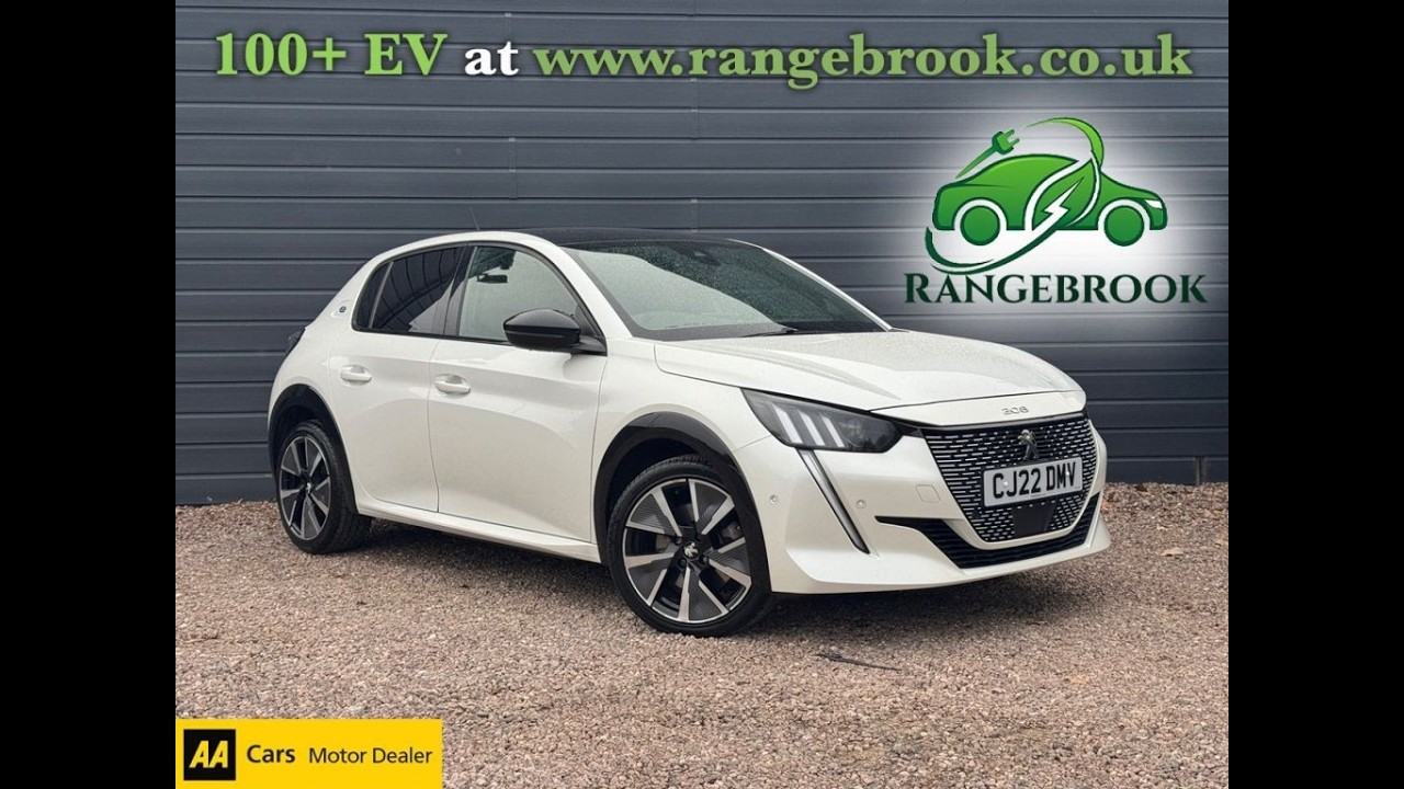 PEUGEOT E-208 50kWh GT Hatchback 5dr Electric Auto (7kW Charger)