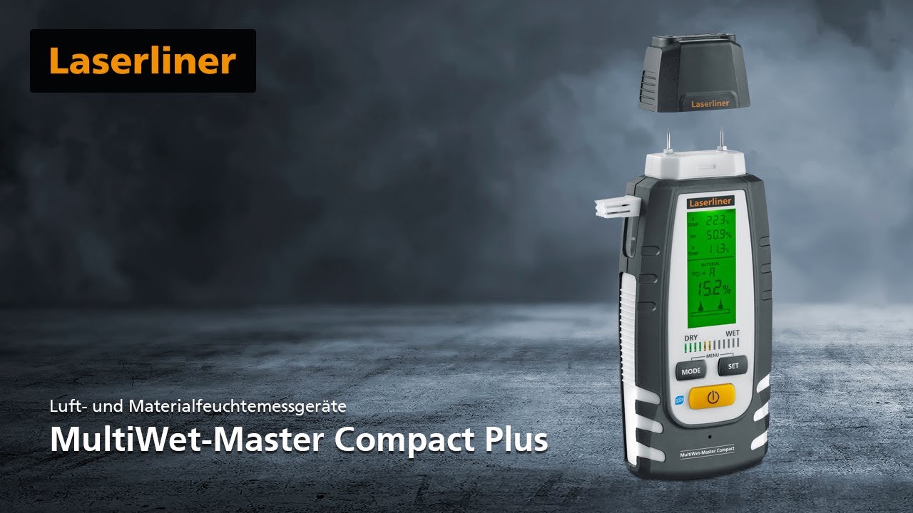 Luft- und Materialfeuchtemessgeräte - Innovation - MultiWet-Master Compact Plus - 082.390A
