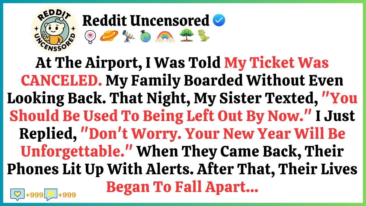 At The Airport, I Was Told My Ticket Was CANCELED. My Family Boarded Without Even Looking Back...