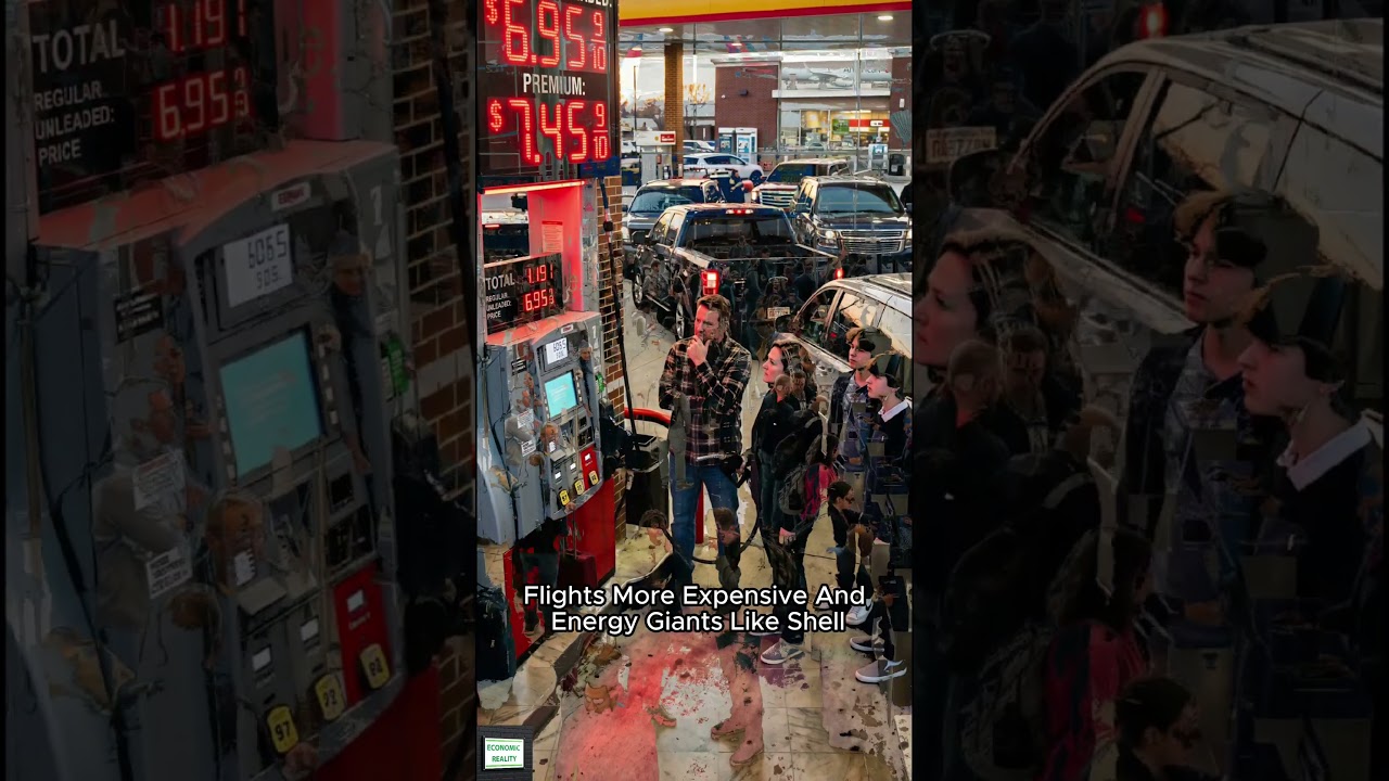 Компания Shell заработала 6,9 миллиарда долларов, в то время как цены на бензин резко выросли.