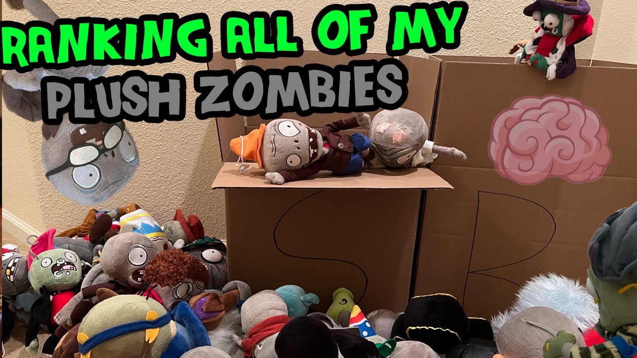 Ranking EVERY ZOMBIE in my Plants vs. Zombies Plush Collection