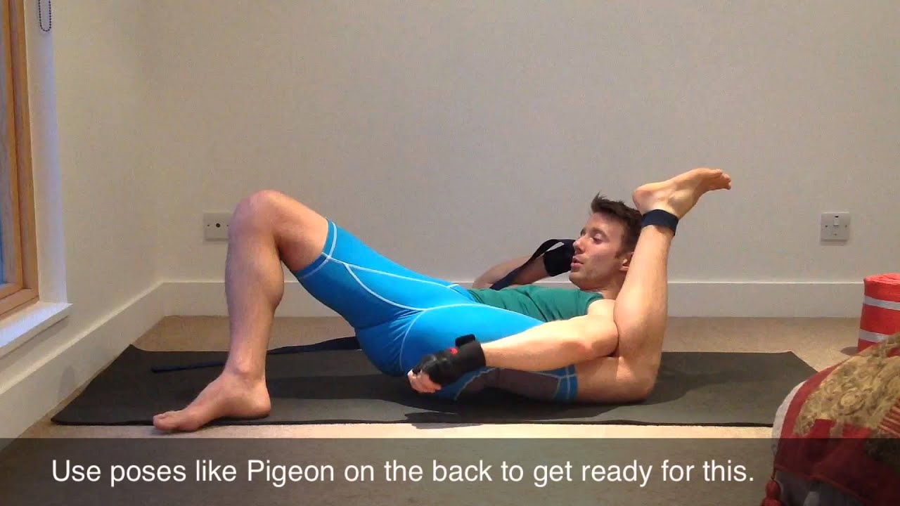 Forrest Yoga asana cross tied