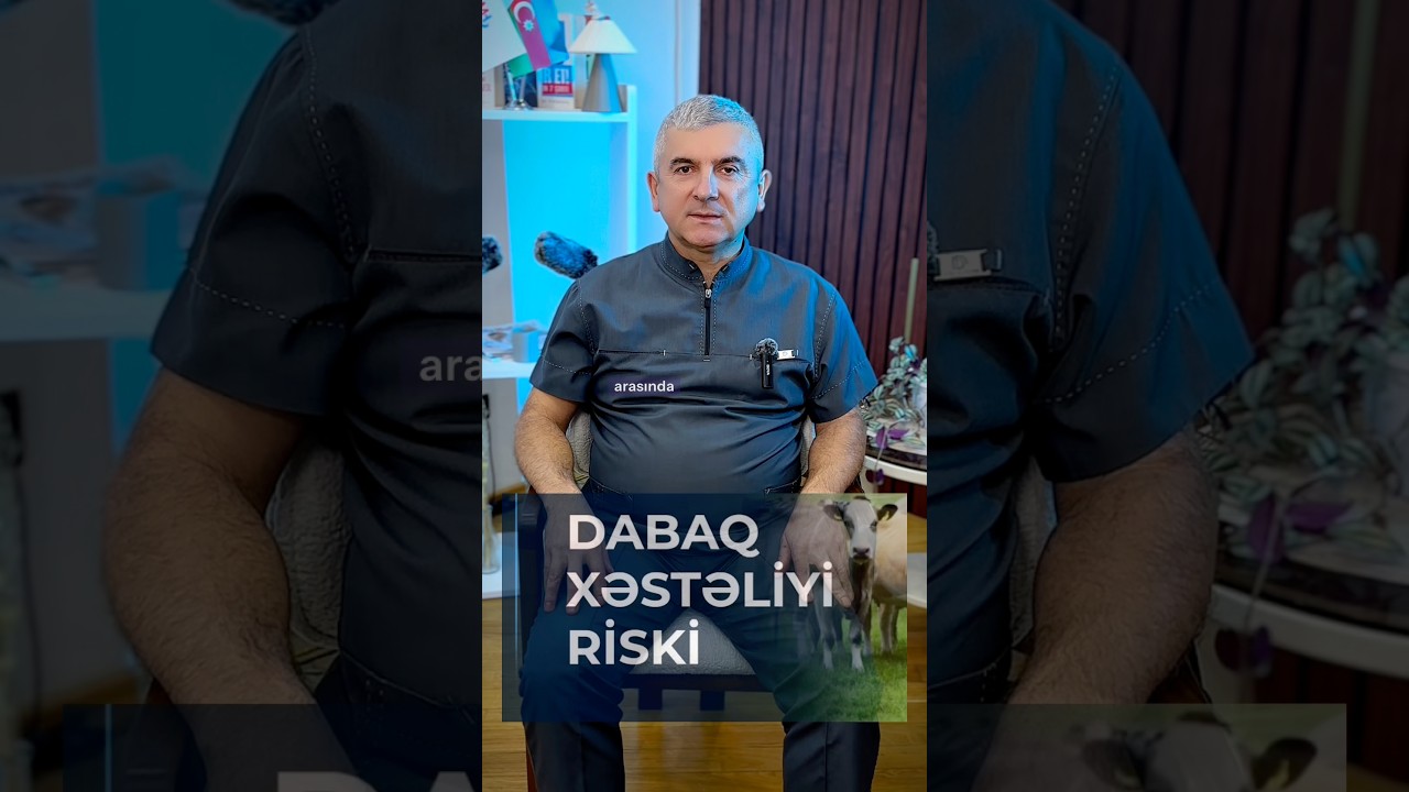 Dabaq xəstəliyi riski nədir. Dr. Azər Nağıyev a&ccedil;ıqlama verdi #mederahospital #dabaqxesteliyi #tibb