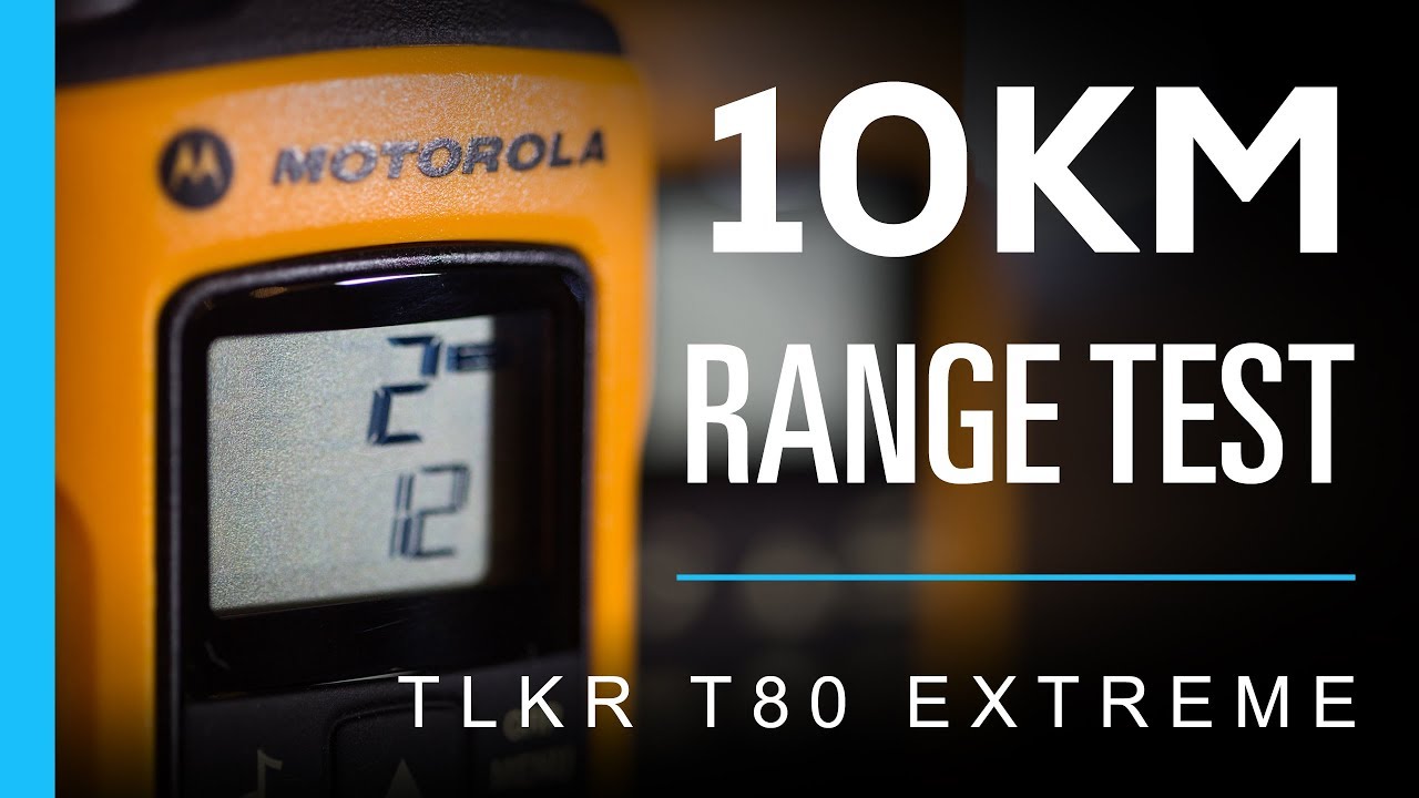 Motorola TLKR T80 Extreme — тест дальности действия 10 км