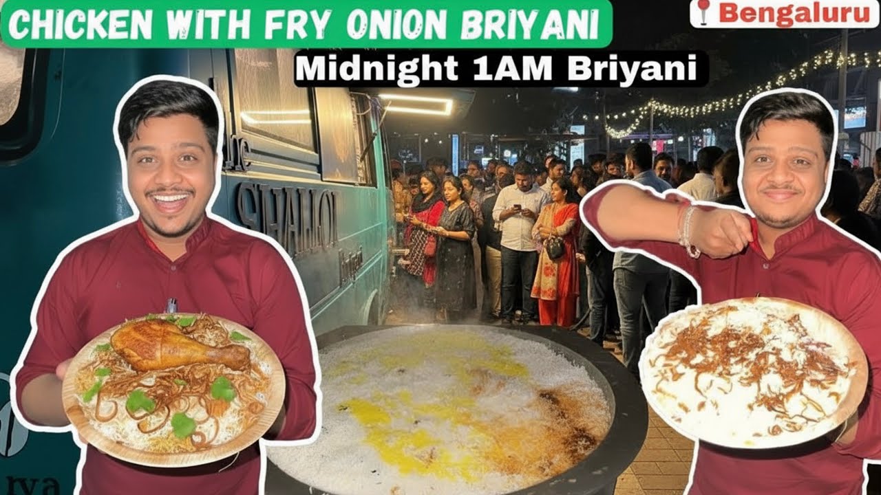Midnight Biryani Madness at Shallot Biryani! Chicken & Paneer Biryani Loved by All 🍗🔥 heavy Crowd |
