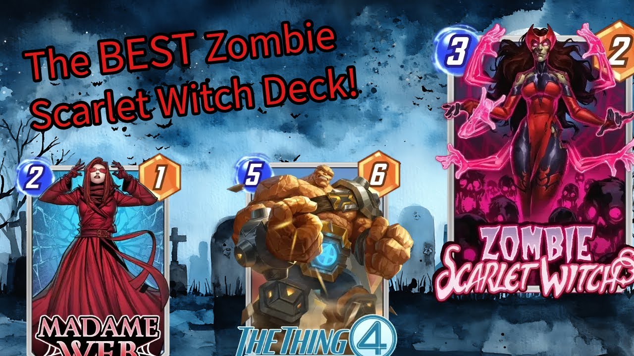 This is how you play Zombie Scarlet Witch! - Marvel Snap Deck Highlight