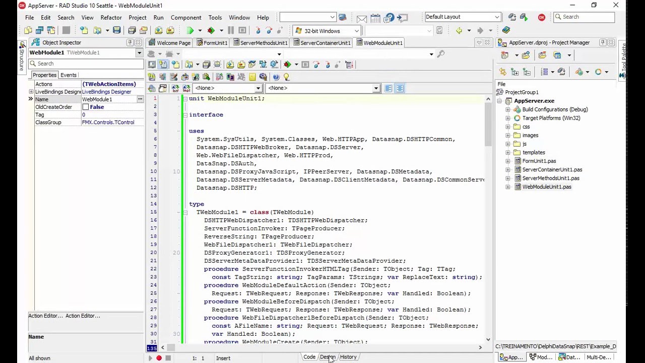 DataSnap REST Basic with Delphi 10 Seattle