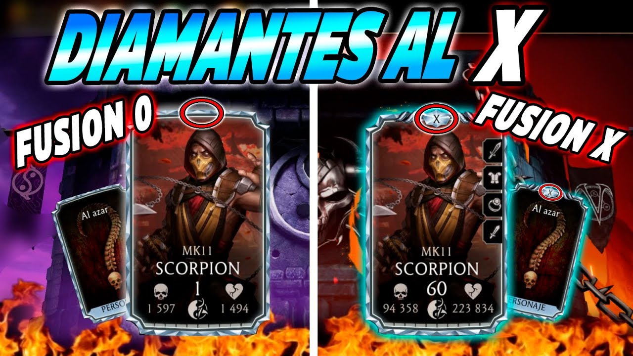 LA MEJOR GUIA DE COMO TENER DIAMANTES A LA MAXIMA FUSION LO MAS RAPIDO POSIBLE Mortal Kombat Mobile