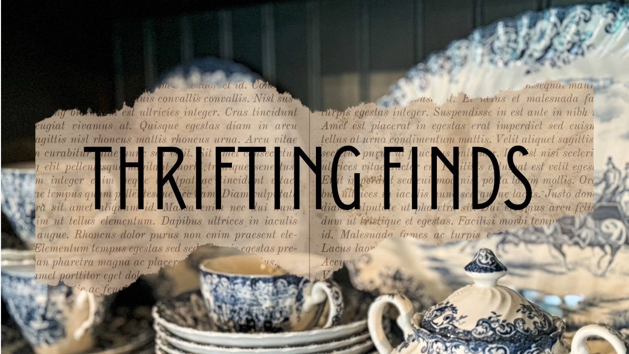 AMAZING Blue & White Thrifting Haul! Grandmillenial Style Picks